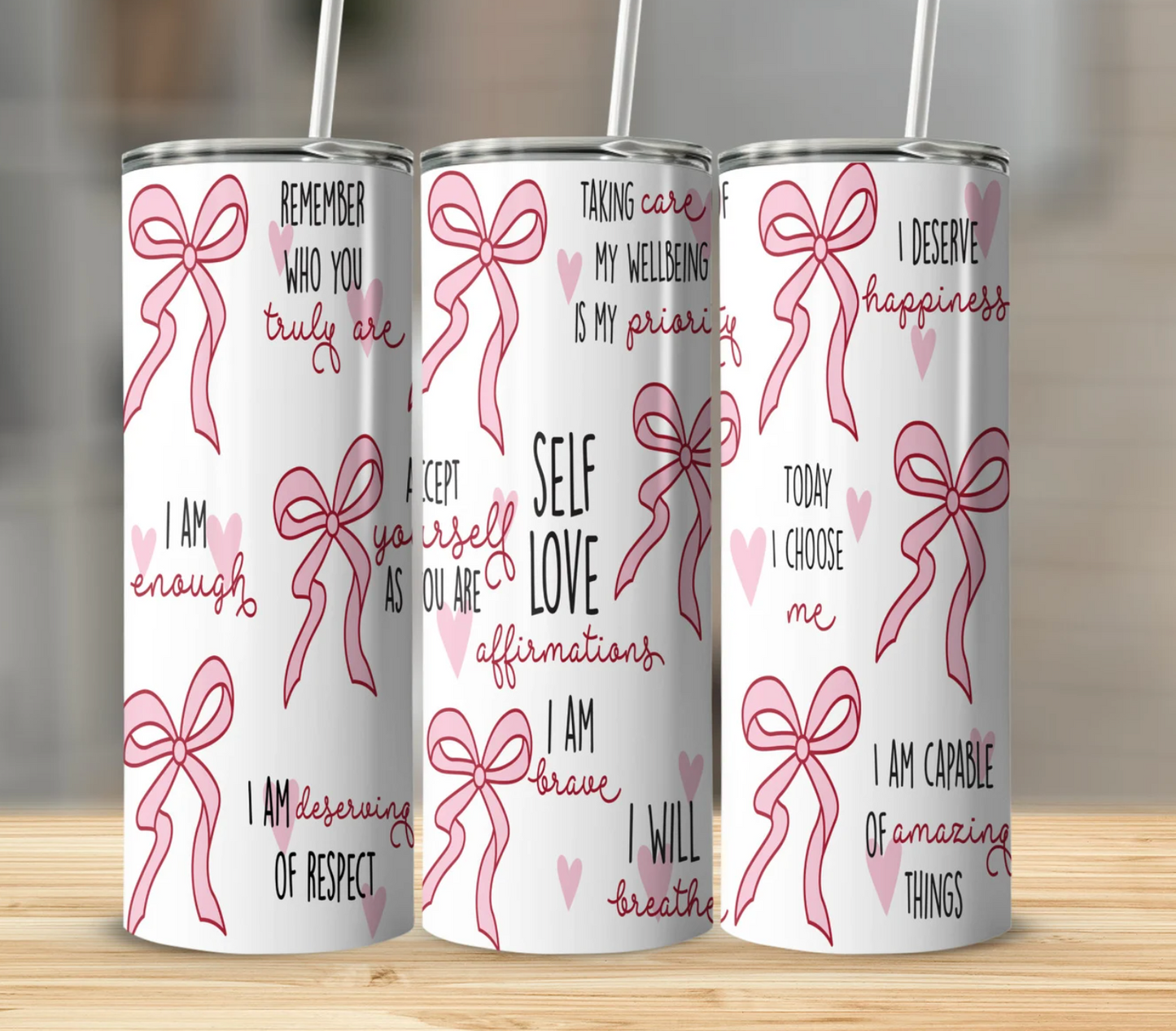 Self Love Skinny Tumbler