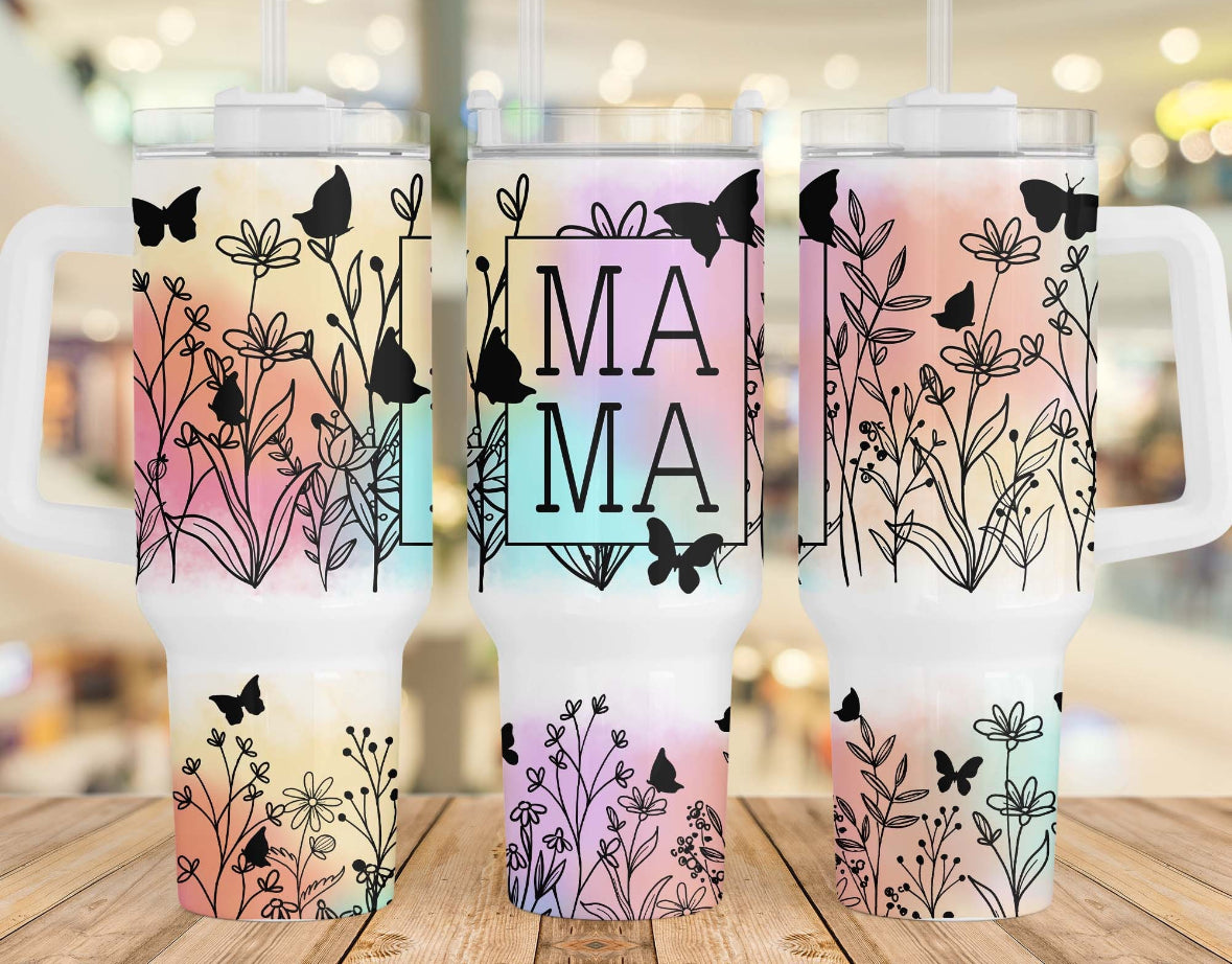 Mamá colorida Tumbler