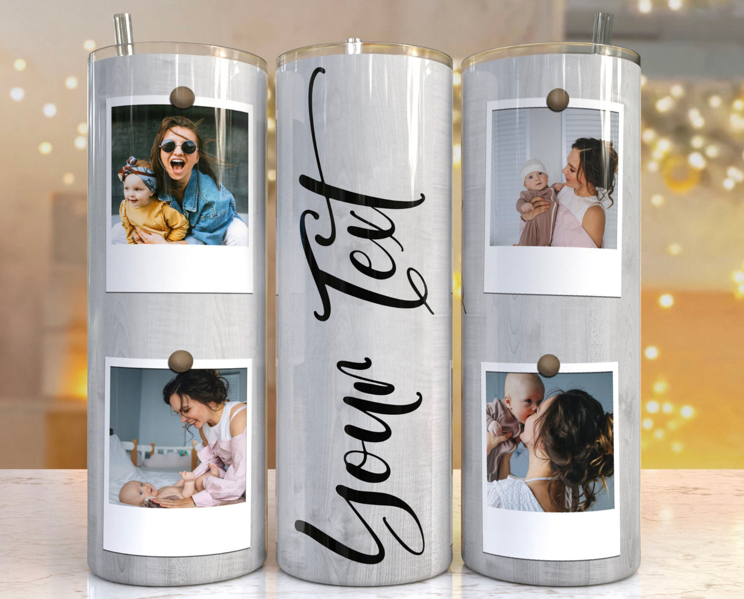 Tumbler with picture