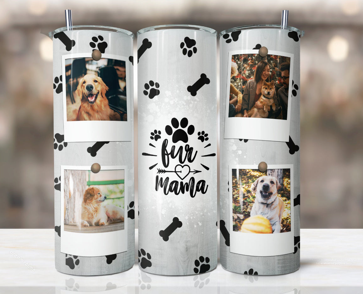 Mama Dog Skinny Tumbler