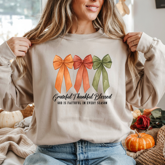 Grateful Thankful Sweatshirt