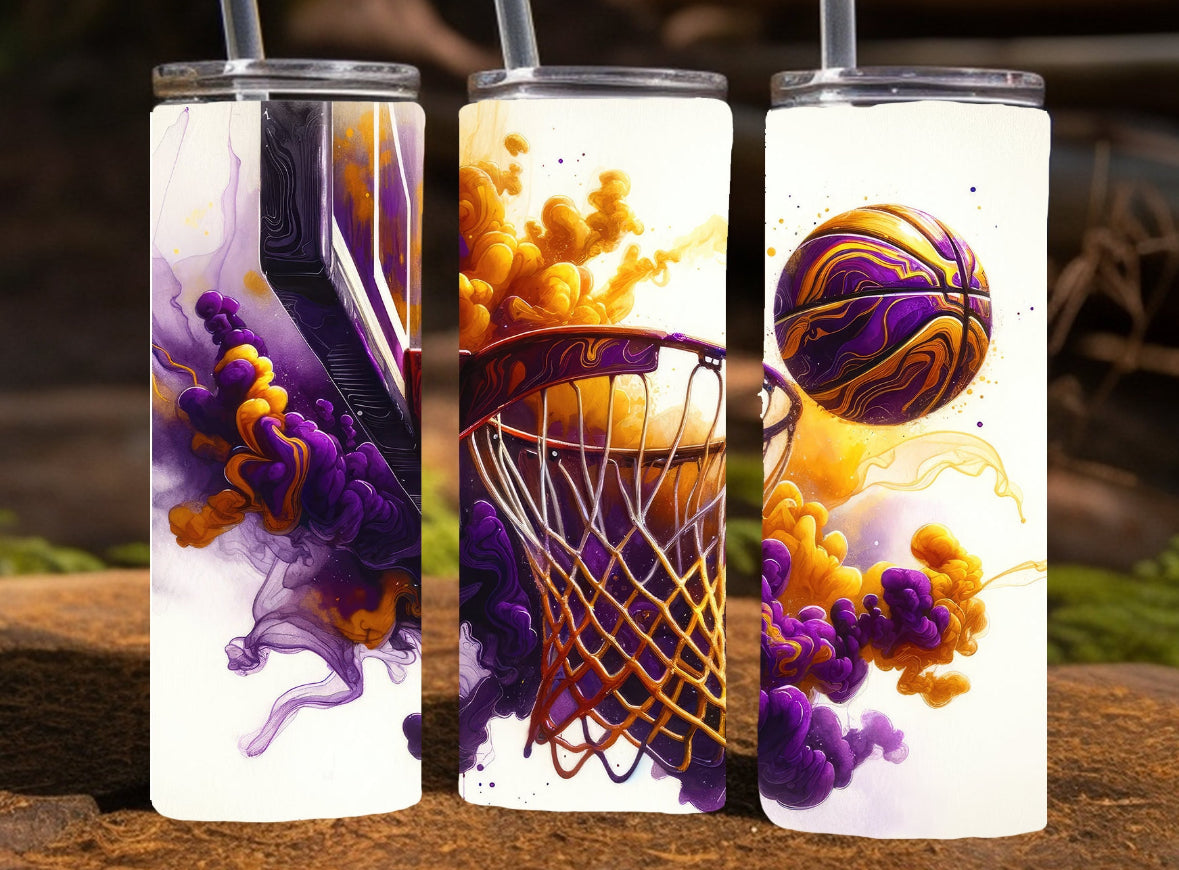 Basketball Skinny Tumbler