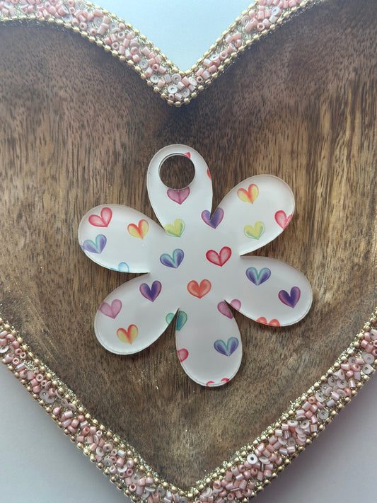 Corazones Acrylic Plate