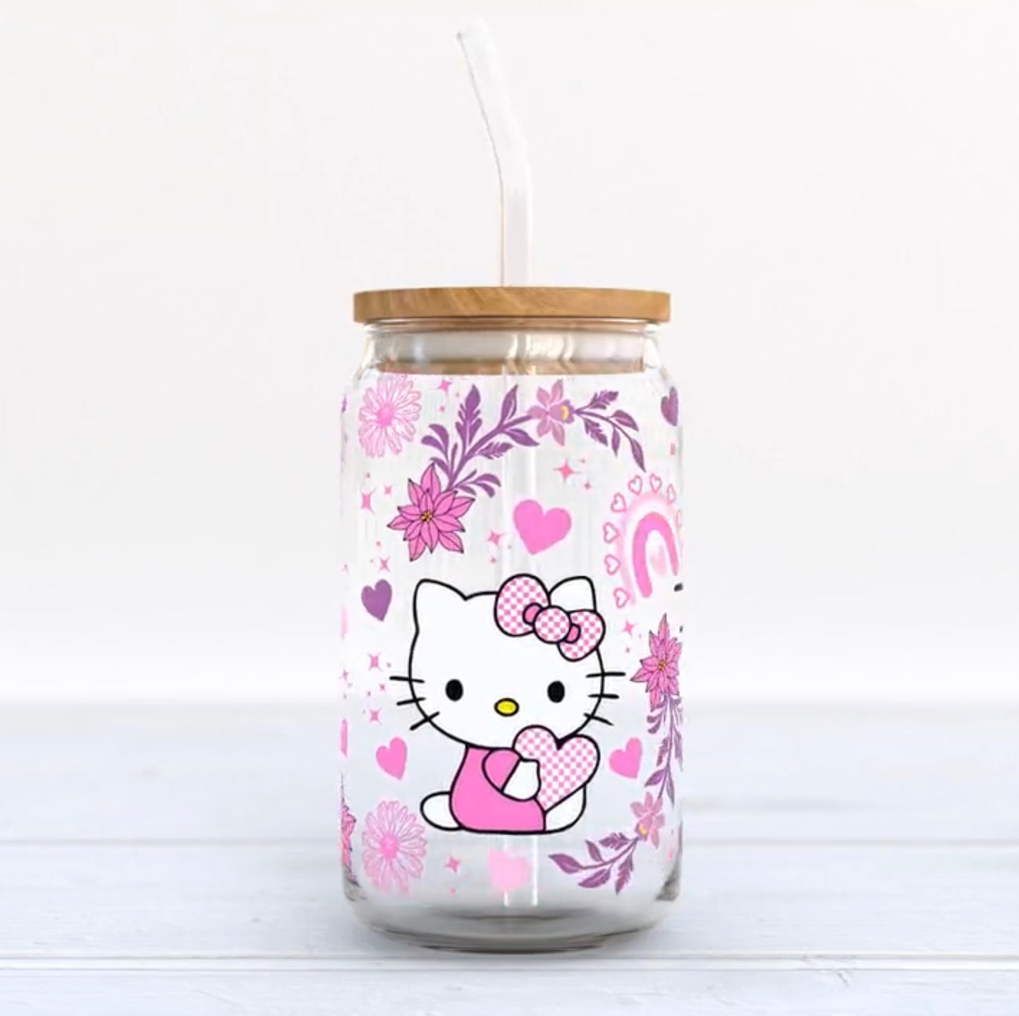 Hello Kitty glass Cups