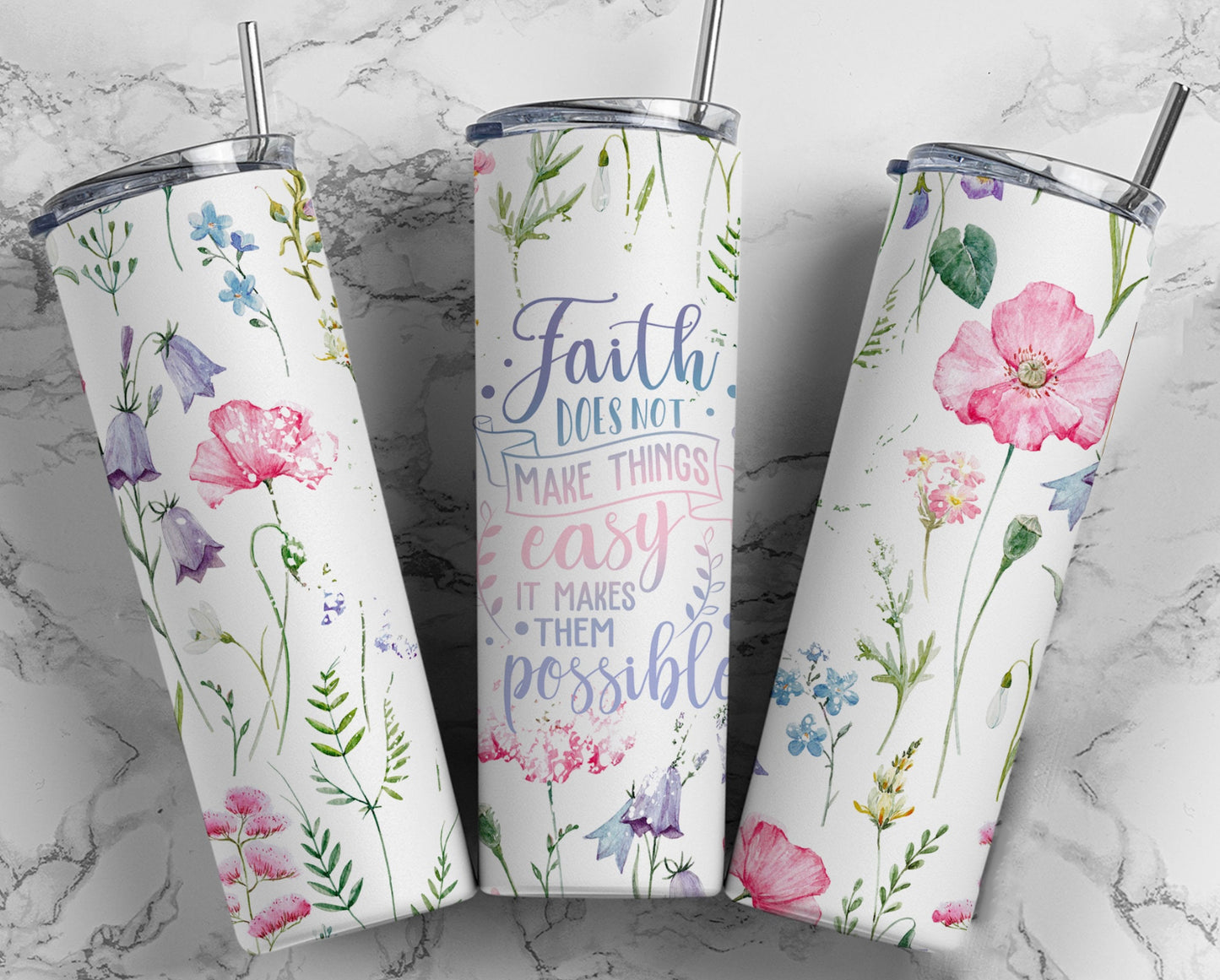 Faith Skinny Tumbler