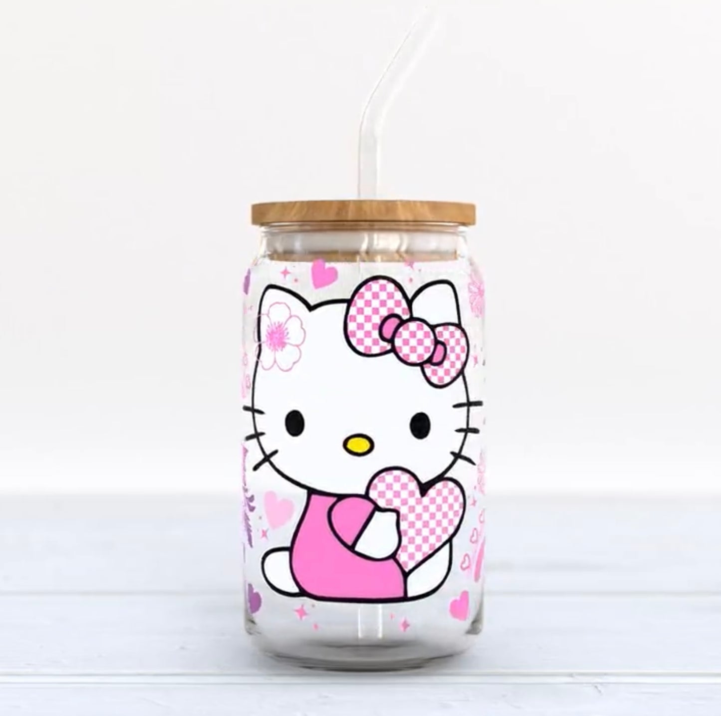 Hello Kitty glass Cups