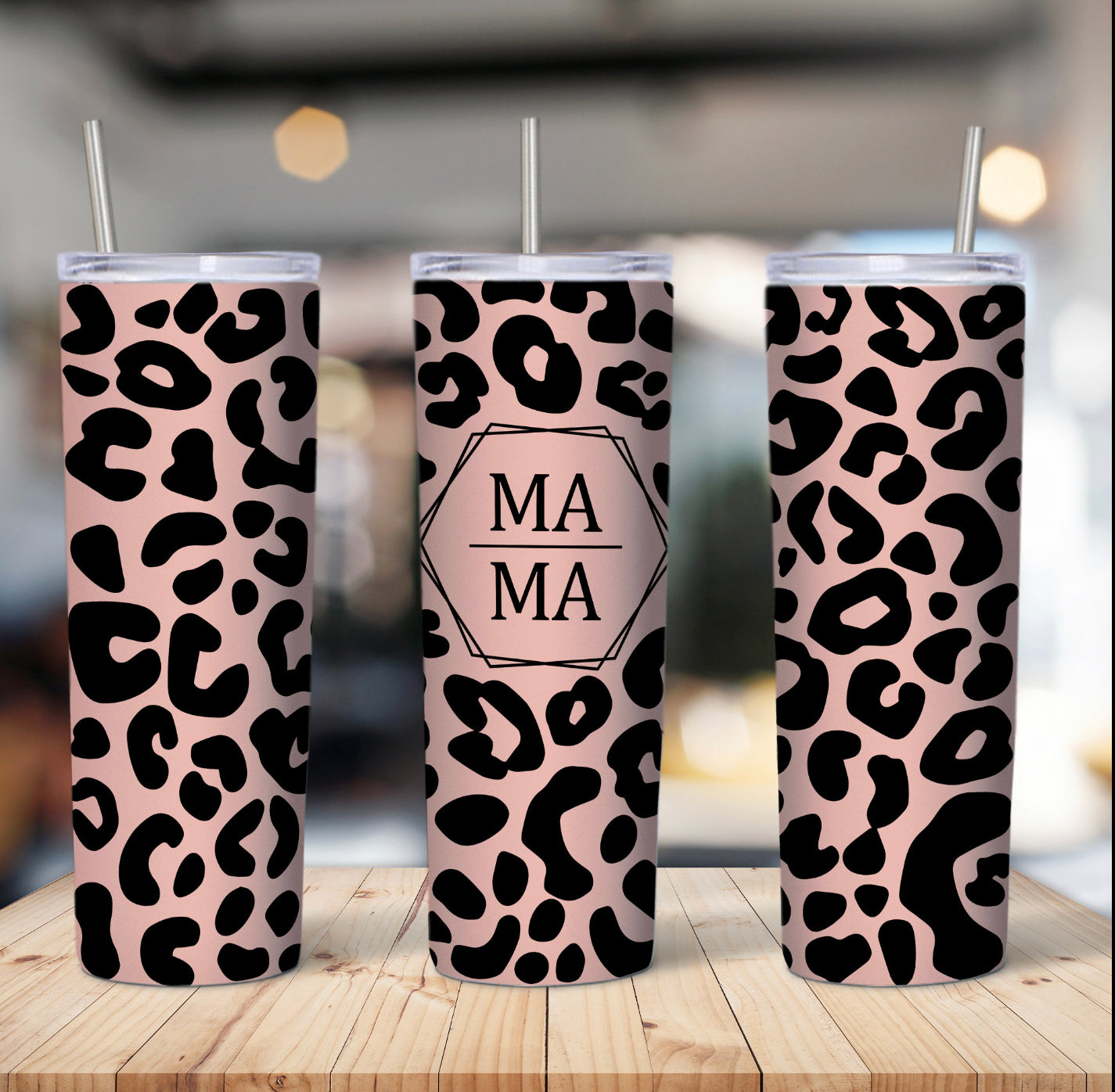 Leopardo Skinny Tumbler